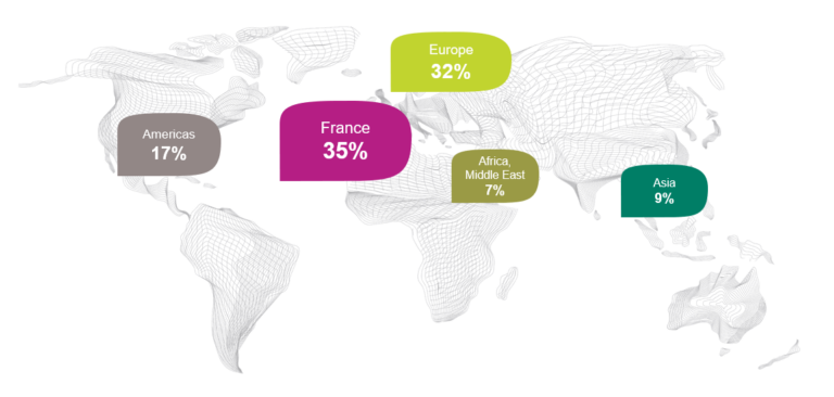 Biocodex’s global sales breakdown